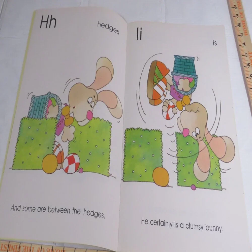 What a Funny Bunny Alphabet BIG BOOK (almost 2 feet tall) Classroom